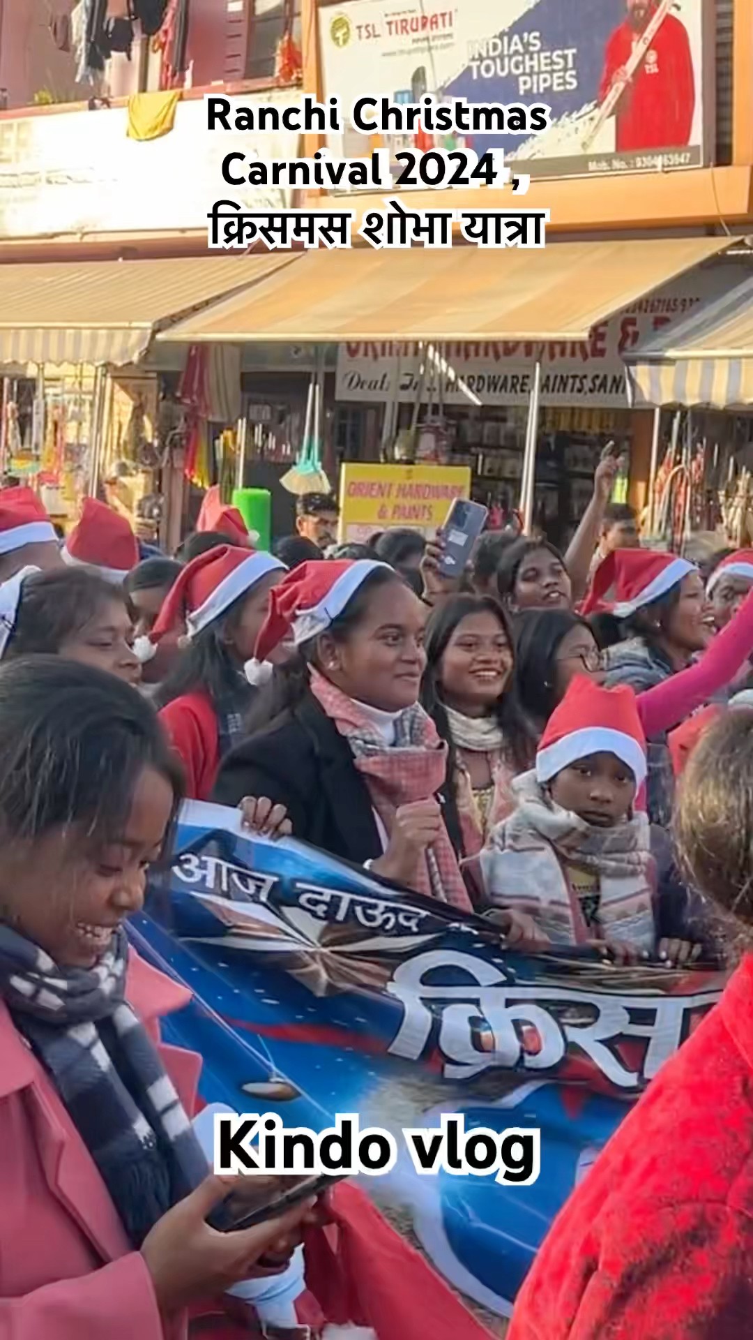 Ranchi Christmas Carnival 2024 , क्रिसमस शोभा यात्रा/video68